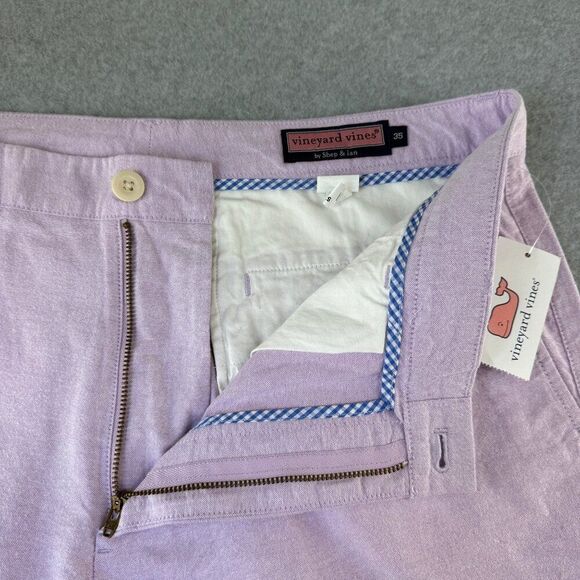 NWT Vineyard Vines Size 35 Pale Purple Shorts Jelly Bean Pastel Spring Men's - Picture 2 of 11